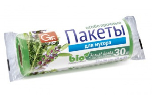 Мешок для мусора Grifon 30л Bio (8мкм) 20шт в рул