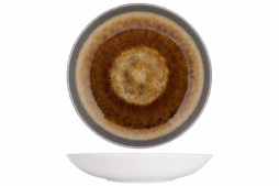 Тарелка глубокая, D26CM, фарфор COSY&TRENDY IRIS BROWN