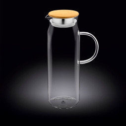 Кувшин 1,5 л с крышкой бамбук + сетка нерж Thermo Glass /1/18/