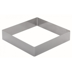 Форма кухонная для торта квадратная LUXSTAHL 260 мм, нержавеющая сталь