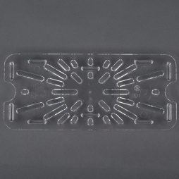 Сливная вставка к GN 1/3 (дренаж), п/к белая, прозрачная (JD-P1302PP) /48/