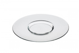 Тарелка d 28 см h 1,5 см, стекло, прозрачная, Gusto ArdaCam Gusto