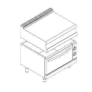 Шкаф кухонный жарочный газовый 700 серии Apach Chef Line LFG87