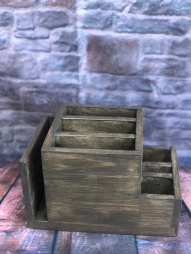 Подставка барная для салфеток и украшений 230*150*150 мм. (МП8) /1/