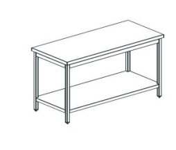 Стол кухонный производственный Apach Chef Line LWT810SH