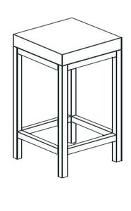 Купить колода разрубочная кухонная apach chef line lcb55