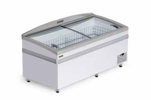 Купить бонета морозильная bfg 2500 bonvini с гнутым стеклом