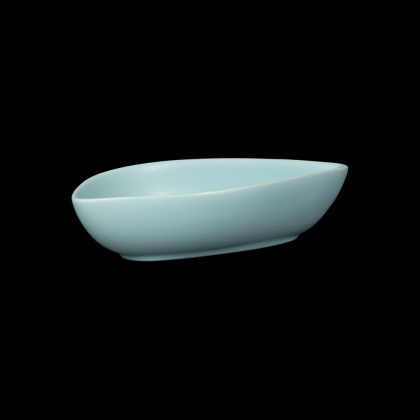 Купить салатник фигурный 6''х3" 160х80мм 200мл, бирюзовый "cuong phat acquamarina"