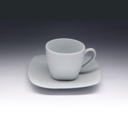 Кофейная пара с квадратным блюдцем Collage 80 мл