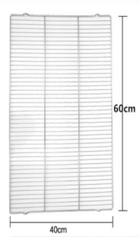 Купить полка-решетка размером 60*40 см из нержавеющей стали kocateq 60x40 aisi grid