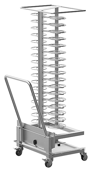 Купить тележка для тарелок unox xevtl-102p