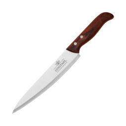 Нож поварской 8" 196мм "Wood line LUXSTAHL" [HX-KK069-D]