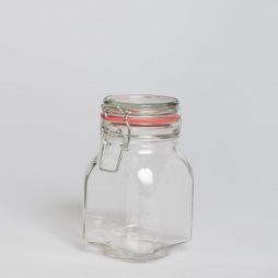 Банка для сыпучих прод. 760 мл d=80, h=160 мм с крышкой с бугельным замком