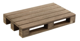 Доска для подачи 20*12*3 см. Паллета темное дерево APS /1/