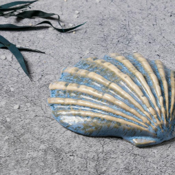 Блюдо для подачи 13*12,5 см h3 см Shell Northern Blue Frutti di Mare P.L. [1]
