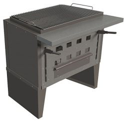 Печь-мангал VEGA 1 (800х770х950мм, решетка 632х518 мм)
