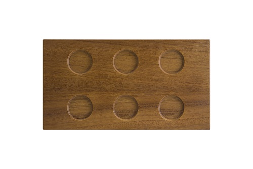 Купить доска для подачи прямоуг. 315*170*30 мм. бук (емкости см.описание) bonna /1/4/696/