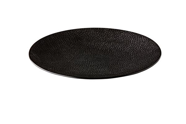 Купить тарелка мелкая 21 см, цвет черный, honeycomb style point honeycomb