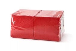 Салфетки 24*24см 400лист /красные/