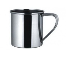 Кружка 8 см, объем 250 мл нерж.сталь