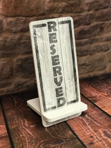 Табличка Резерв вертикальная, дерев. (РС 18) /1/100/