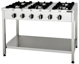 Плита газовая 6 конфорок, напольная, разборная, линия 700 Kocateq CG127P