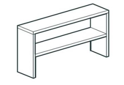 Полка кухонная настольная закрытая APACH Chef Line LOSC35160T2CS