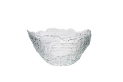 Салатник d 28 см h 14 см, стекло, прозрачный, Sea urchin ArdaCam Sea urchin