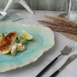Блюдо для подачи 30,5*25 см h3 см Sea Blue Frutti di Mare P.L. [1]