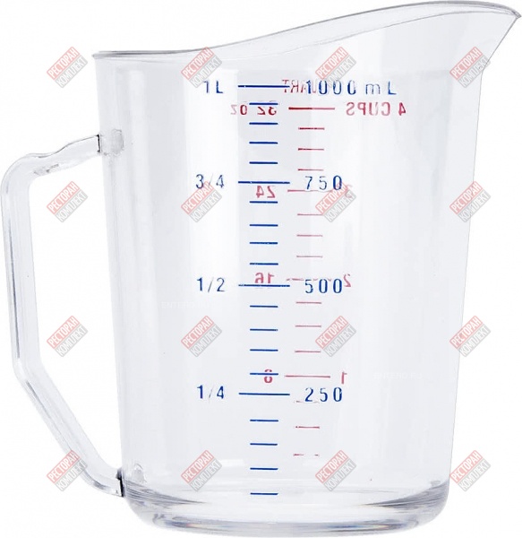 Стакан мерный CAMBRO поликарбонат 1,0л 100MCCW