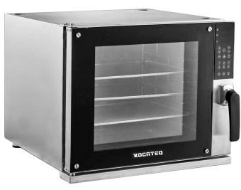 Купить конвектомат kocateq yxd 4se 44x32 электрический, вместимостью 4 ур. 44*32 см, с программируемым увла