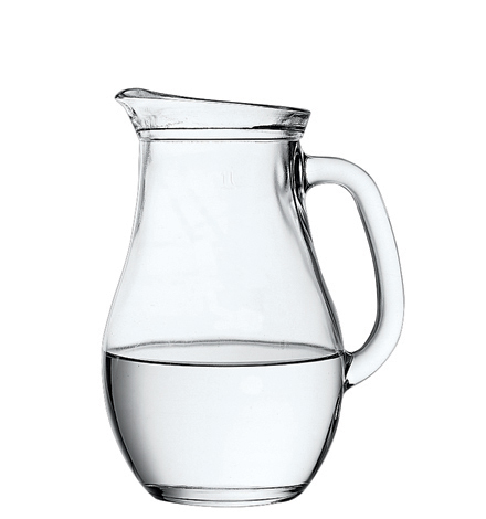 Купить кувшин 1 л. d=123, h=200 мм с красной крышкой б бистро /1066698/ /6/