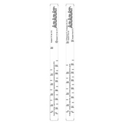Линейка Арарат 3-5 зв. Ани 0. 5, 0. 7л; пластик; L=28, B=2см; белый
