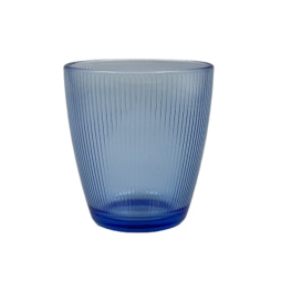 Стакан Олд Фэшн 250 мл. d=81 мм. h=86 мм. Концепто Страйпи синий /12/1140/