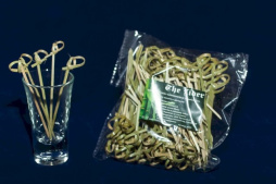 Пики 12 см. 100 шт/уп бамбук Узелок /1/40/