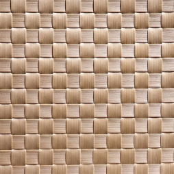 Подкладка сервировочная 45*33 см. широкое плетение, бежевая, пвх APS /1/