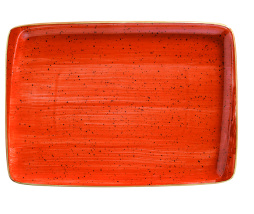 Блюдо прямоугольное 230*160 мм. Терракота, форма Мув BONNA /1/12/1260/