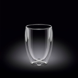 Стакан 250 мл с двойными стенками Thermo Glass WILMAX /1/60/