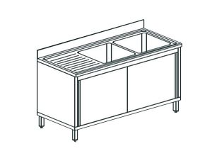 Купить ванна моечная apach chef line l2s177-55lwsd