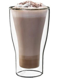 Стакан для латте 340 мл.d=89,6, h=150 мм с двойн. стенками Latte Macchiato Thermic Glass Wilm /2/