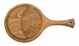 Доска для подачи полумесяц d=220мм дуб