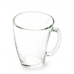 Кружка 320 мл. d=90 мм. h=110 мм. прозрач. Шейп  /1/6/768/