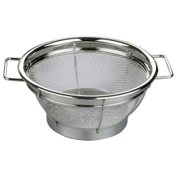 Дуршлаг 22 см сито нержавеющая сталь на подставке круглый 2 ручки P.L. Proff Cuisine