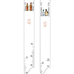Линейка Олмека Голд, Алтос, Тизон 0. 7, 1л; пластик; L=28, B=2см; белый