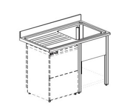 Ванна моечная APACH Chef Line LS147-55LWD