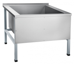 Ванна котломоечная 1-о секц. ВМП-9-1 (мойка 800x800x500мм) каркас крашен.