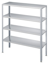 Стеллаж кухонный с 4-я полками С-4-0,4/1,2/1,6 (полки - оцинковка)