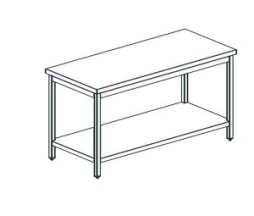 Кухонный стол производственный APACH Chef Line LWT818SH