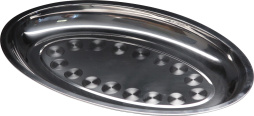 Блюдо овальное 400х245 мм нерж.