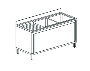 Купить ванна моечная apach chef line l2s166-54lwsd
